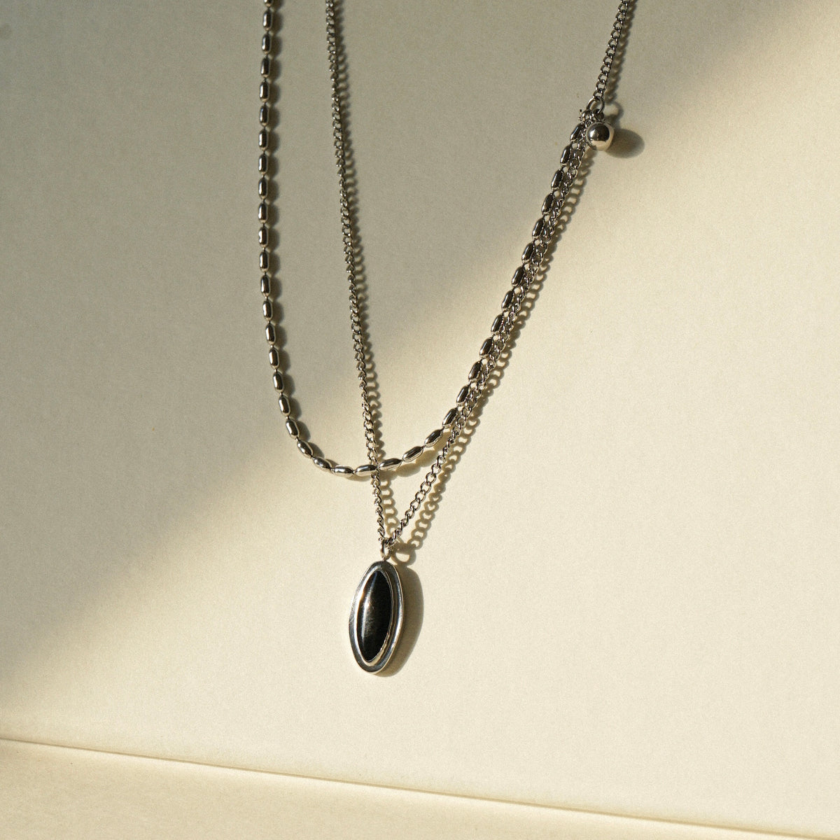 Gisselle Layered Necklace (Silver)