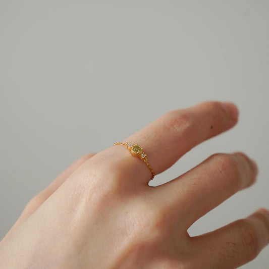 Adelaide Chain Ring (Gold)