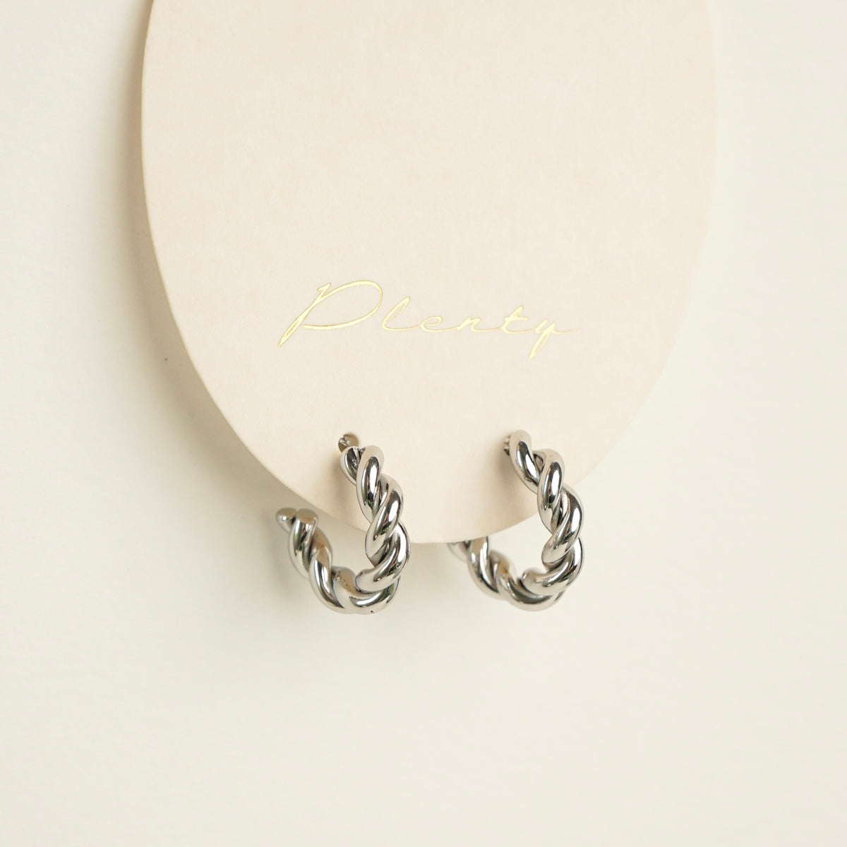Olsson Twisted Earrings (Silver)