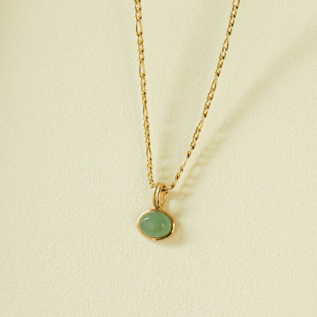 Lyra Aventurine Figaro Necklace