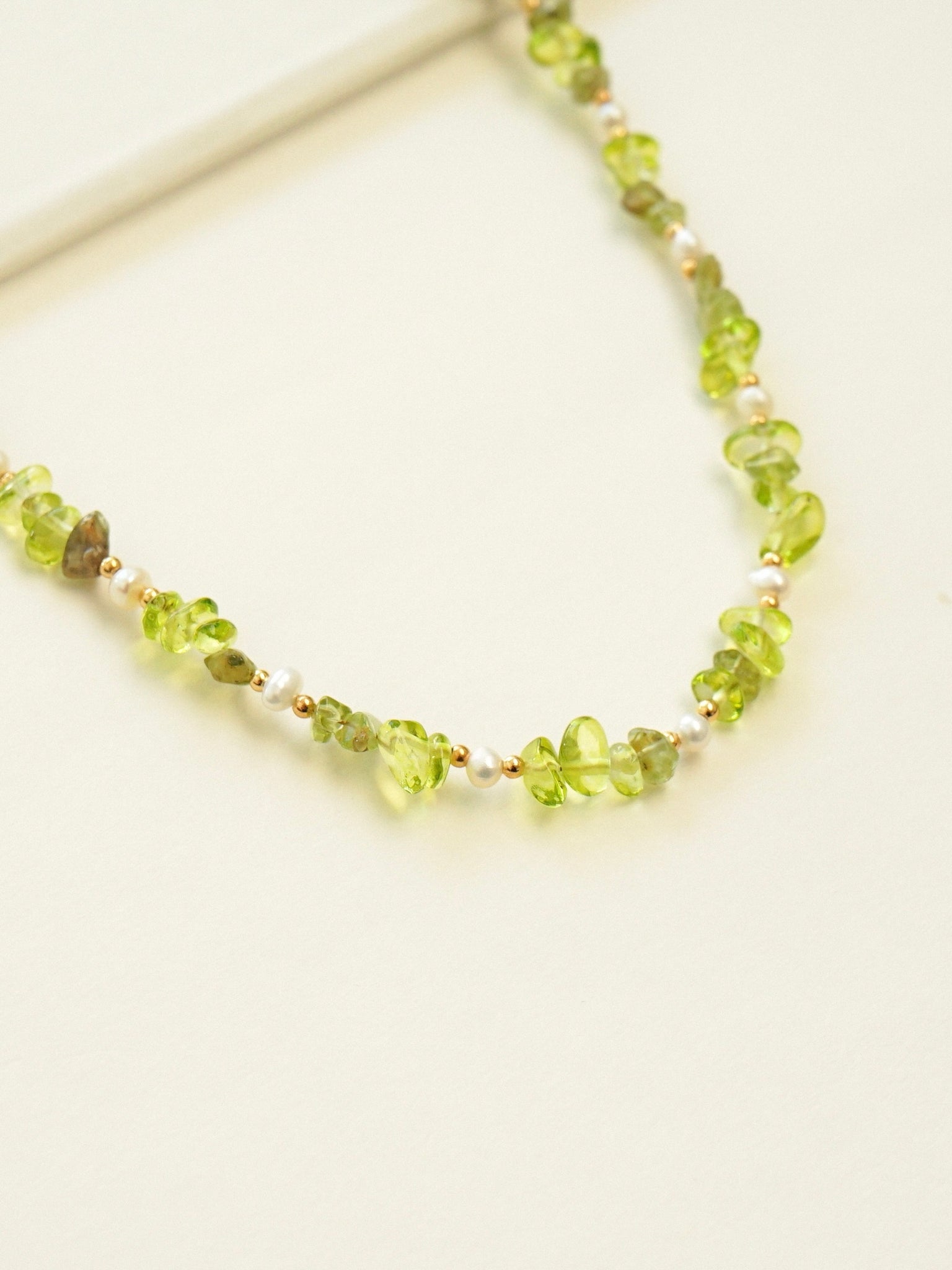 Crystal Pearl Beaded Necklace