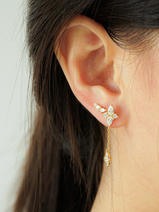 Adriana Cluster Stud Earring Set