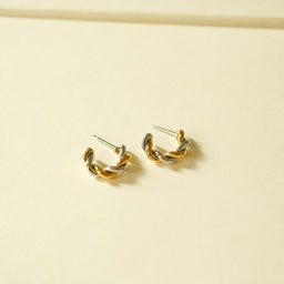 Olsson Twisted Earrings (Duo Tone)