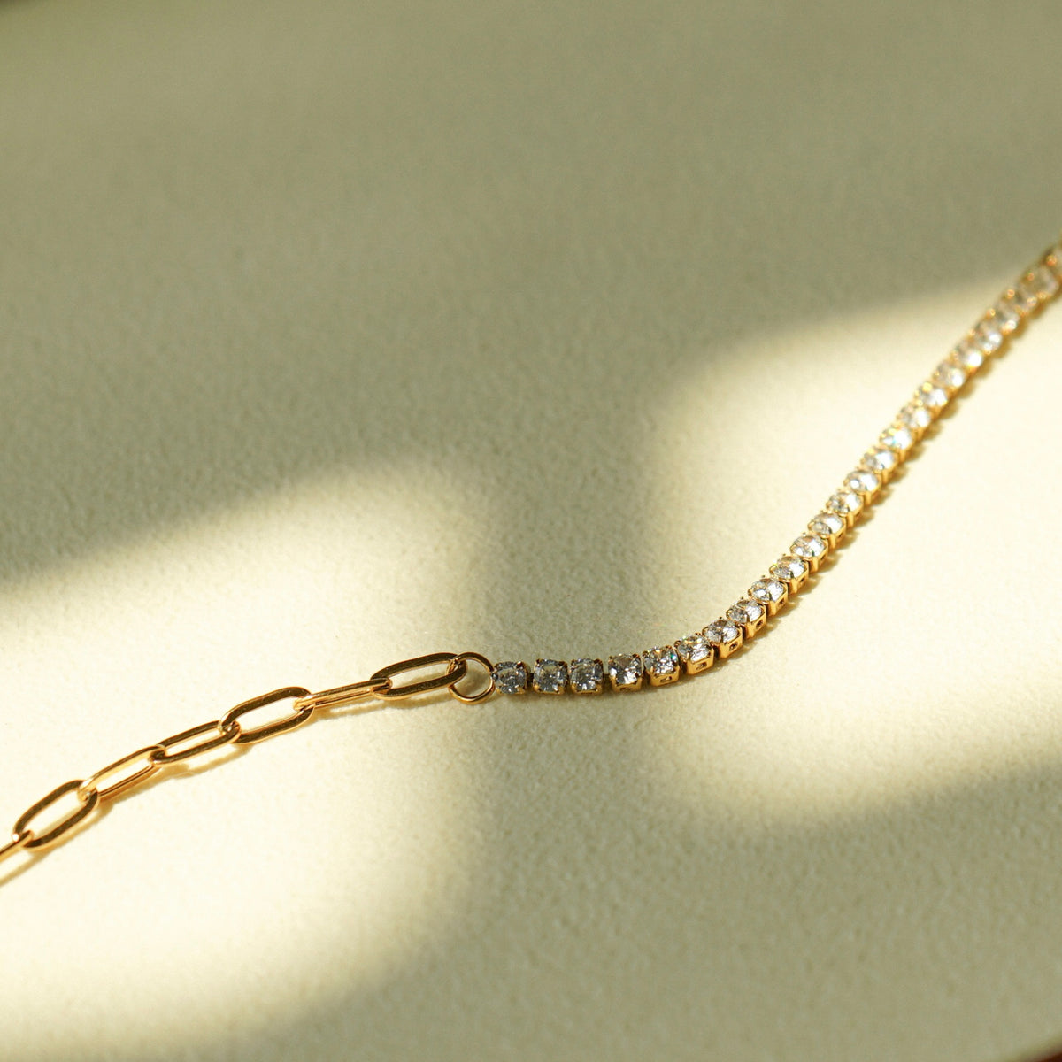 Francisca Chain Link Tennis Bracelet