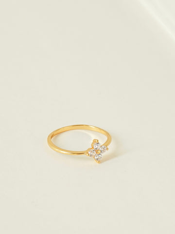 Leona Clover Ring (Gold)