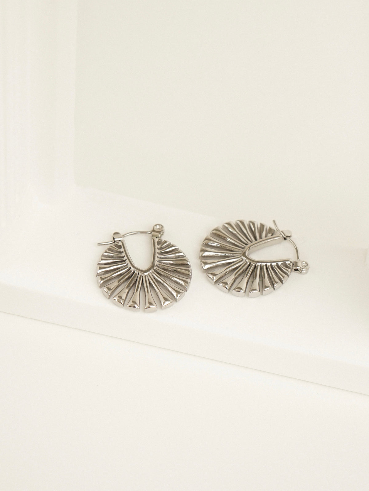 Paisleigh Sunburst Earrings (Silver)