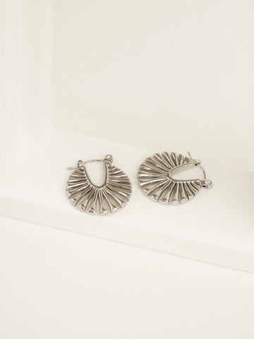 Paisleigh Sunburst Earring (Silver)