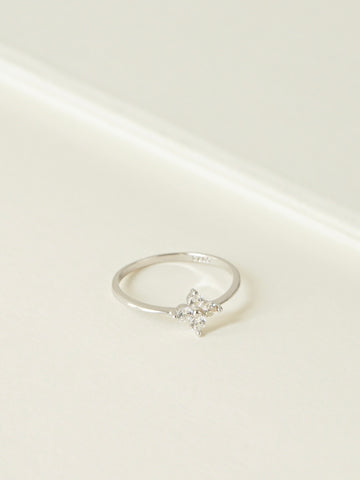 Leona Clover Ring (Silver)