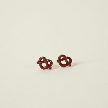 Jam Pretzel Stud Earrings