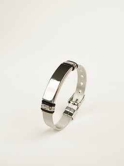 Grayson Bar Watch Strap Bracelet (Silver)