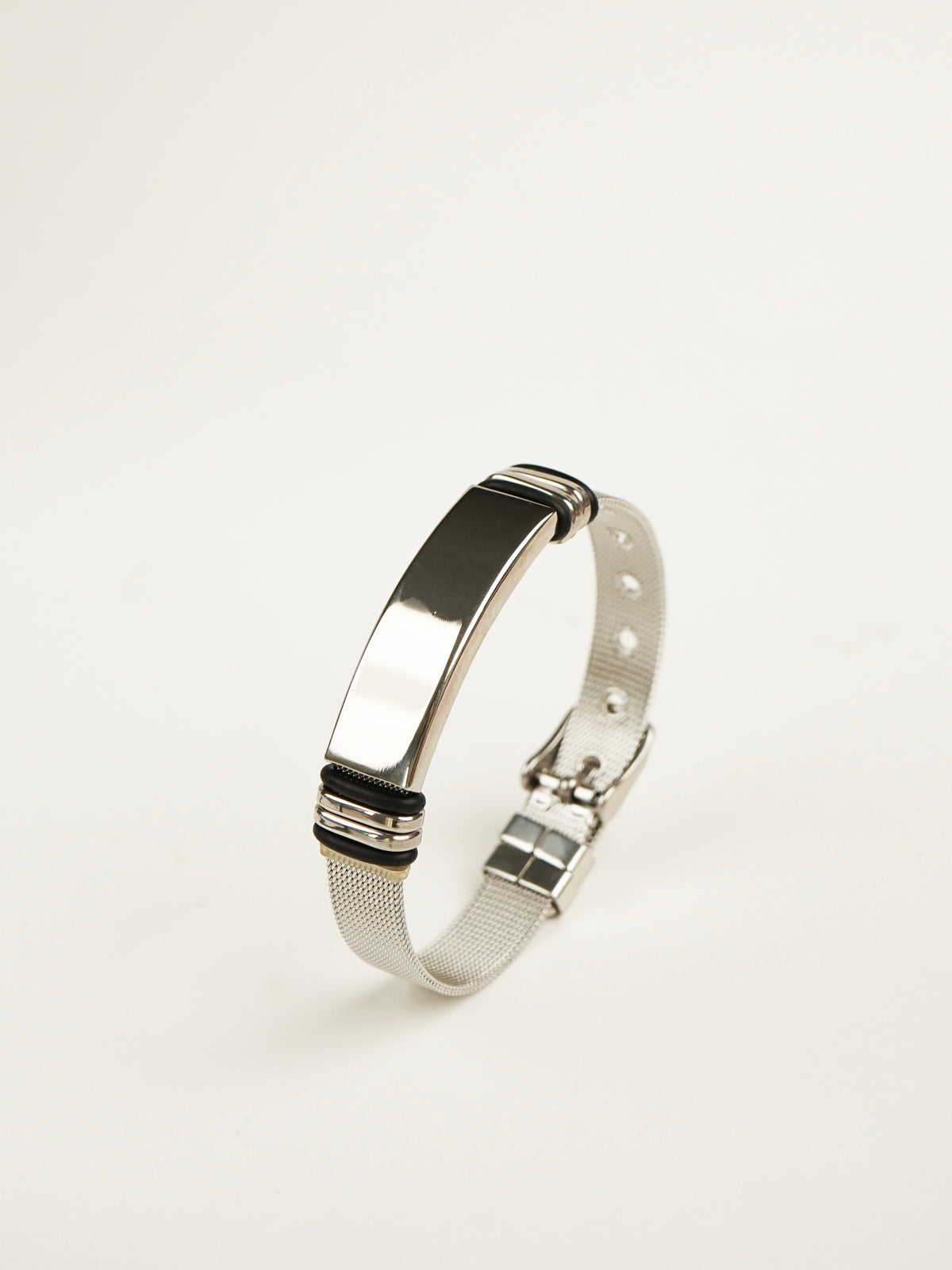 Grayson Bar Watch Strap Bracelet (Silver)