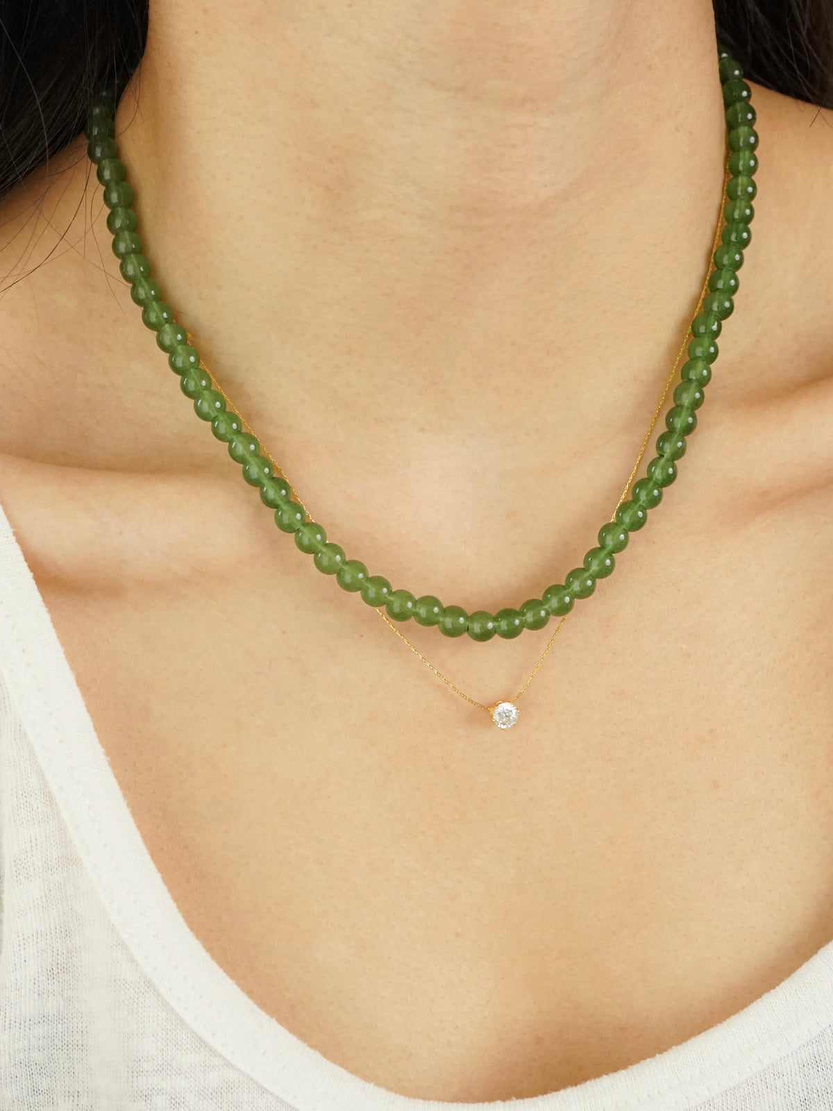 Melissa Green Beaded Necklace