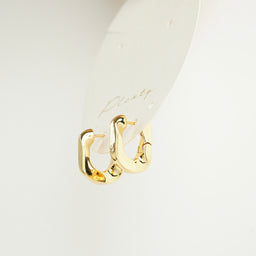 Taliyah Square Hoop Earrings (Gold)