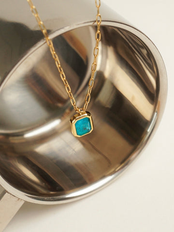 Dariana Turquoise Gem Necklace