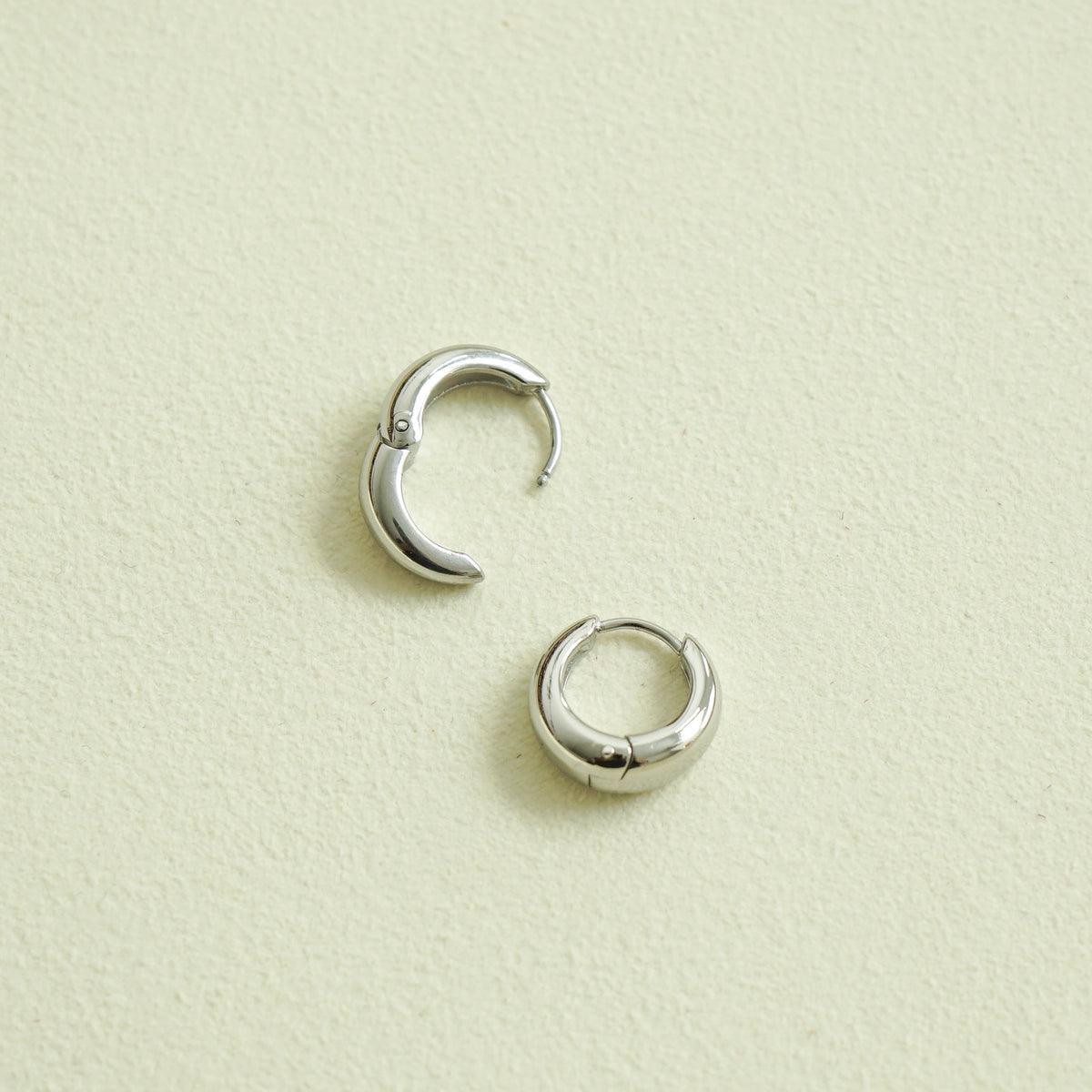 Dafne Huggie Earrings (Silver)