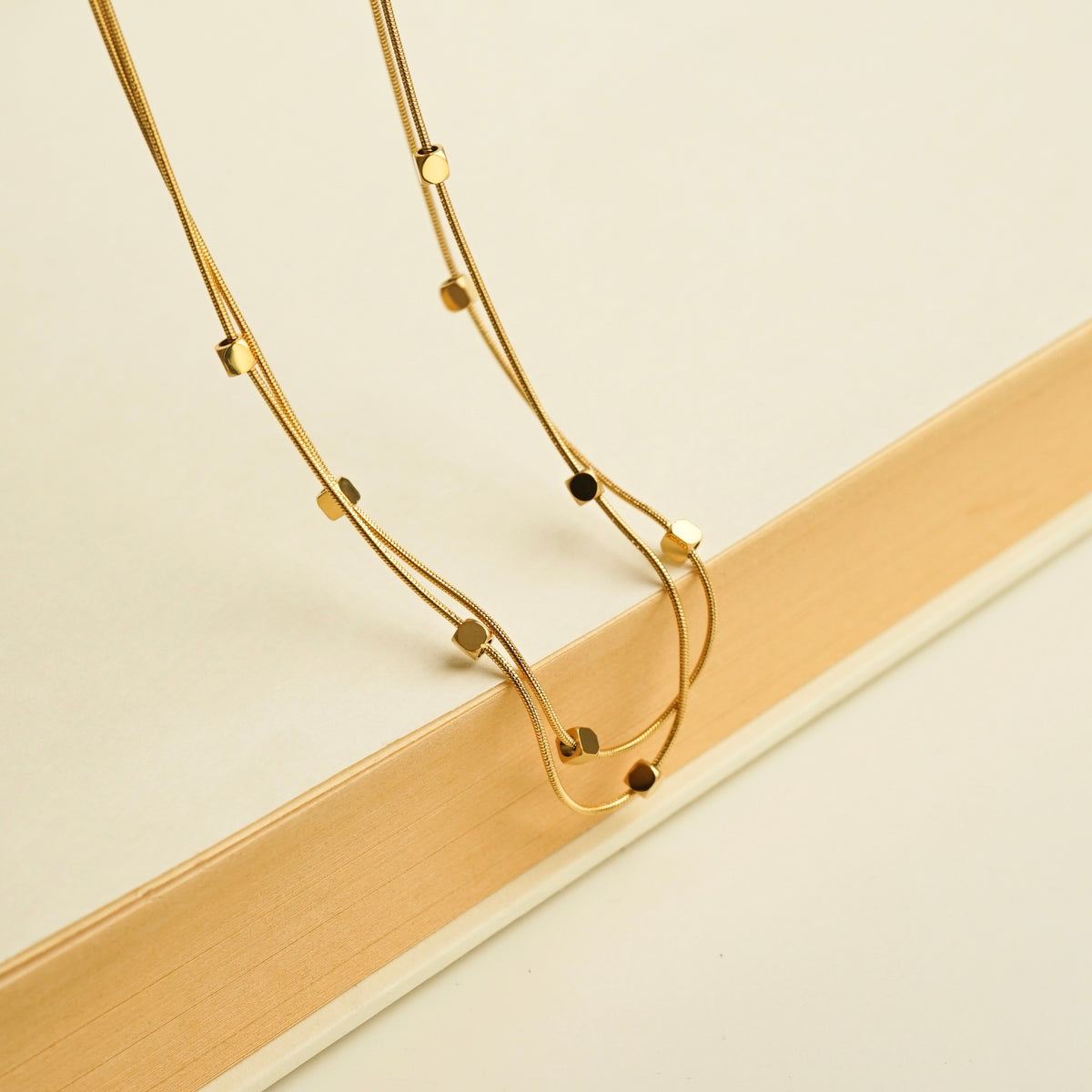 Ines Cube Layered Necklace