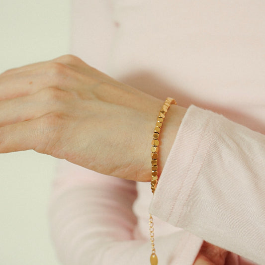 Bellamy Beaded Bracelet (Gold)