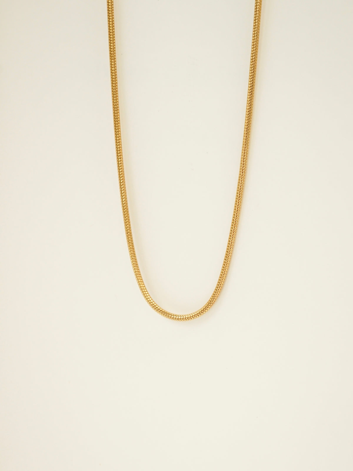 Cooper Classic Snake Chain Necklace (Gold)