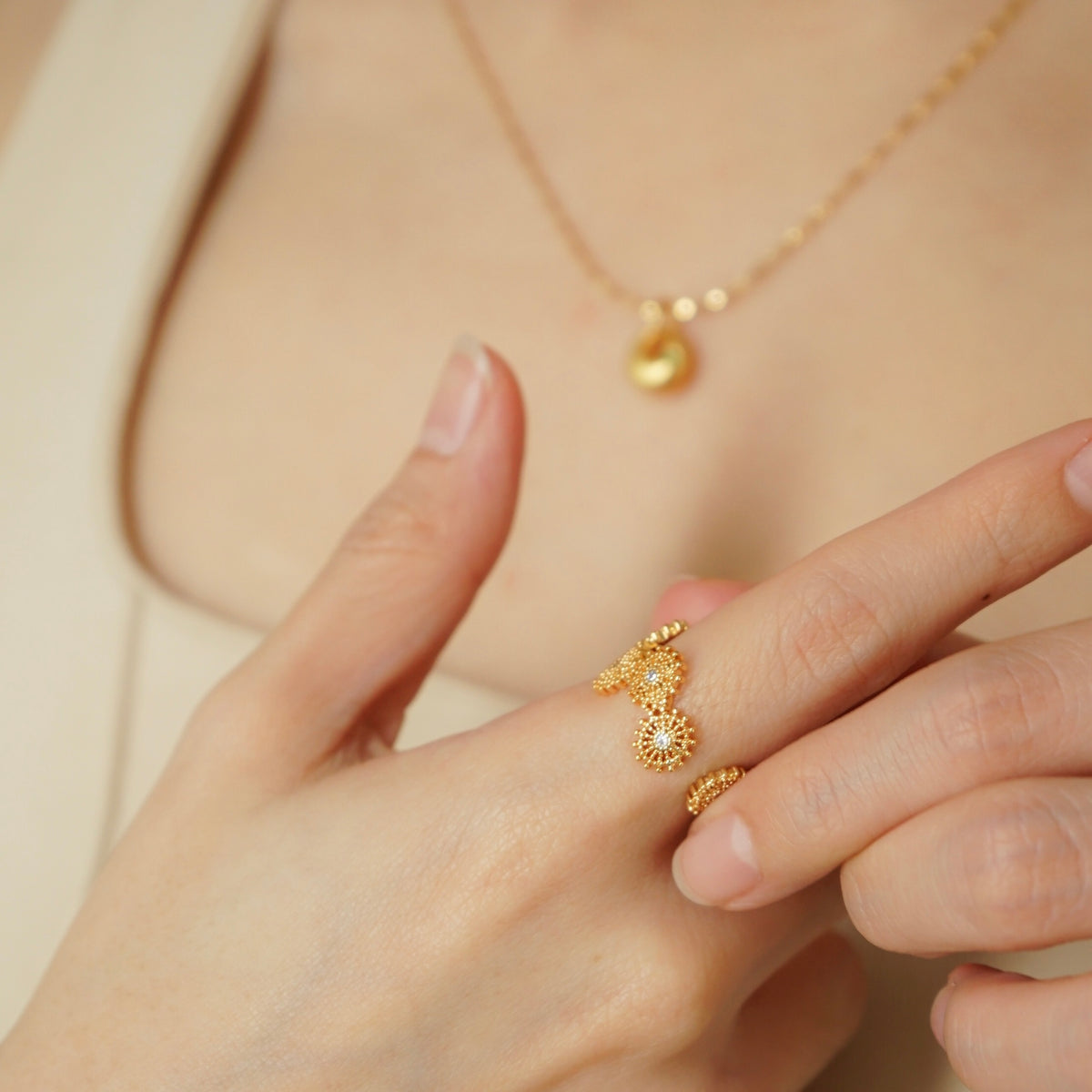 Winona Sun Ray Ring