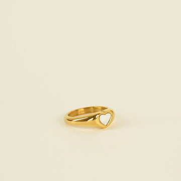 Sevyn Heart Ring (White)