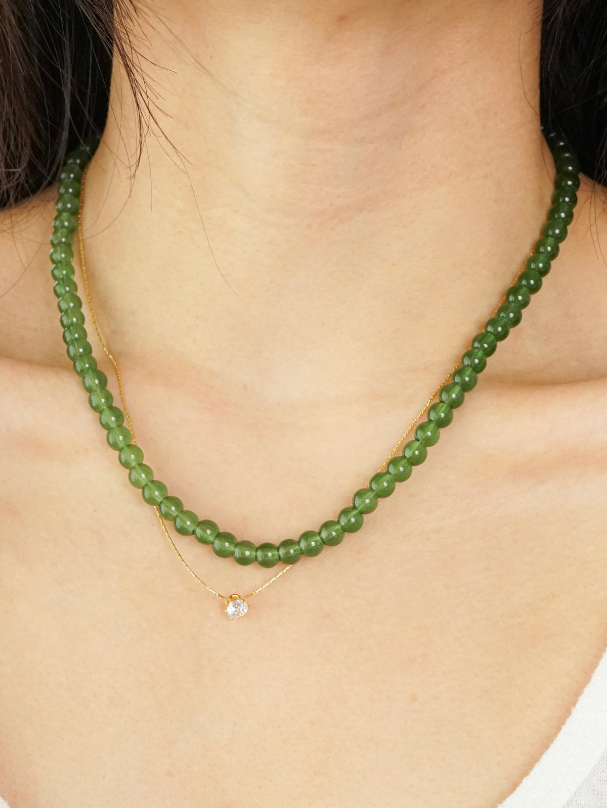 Melissa Green Beaded Necklace