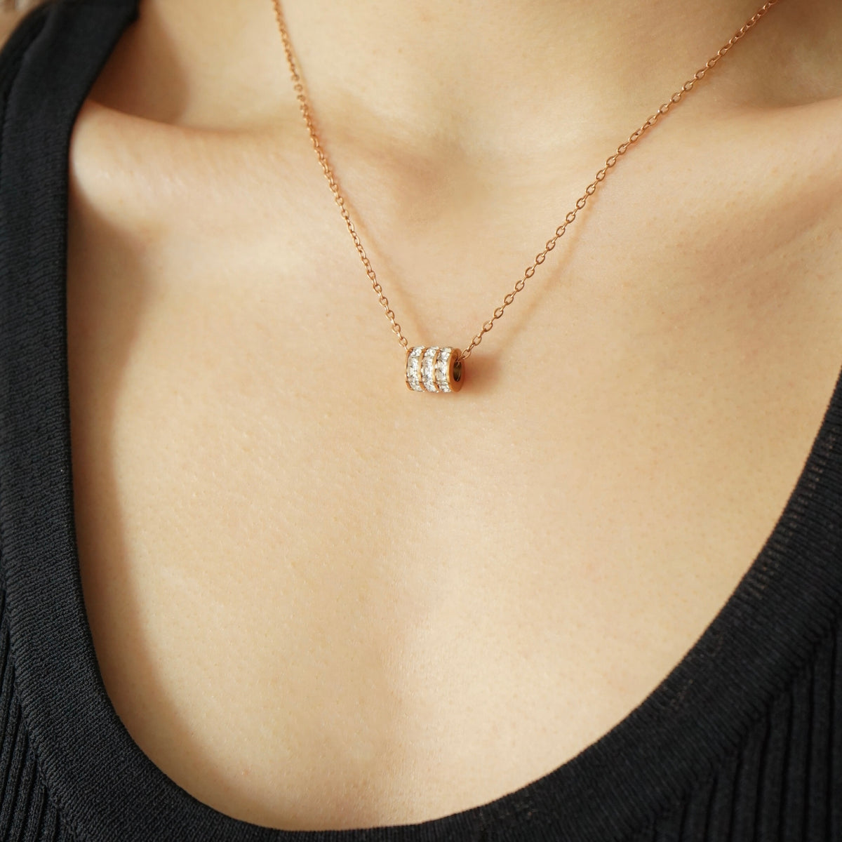 Kinsley Necklace (Rose Gold)