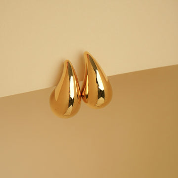 Lennon Water Drop Earrings (Gold)