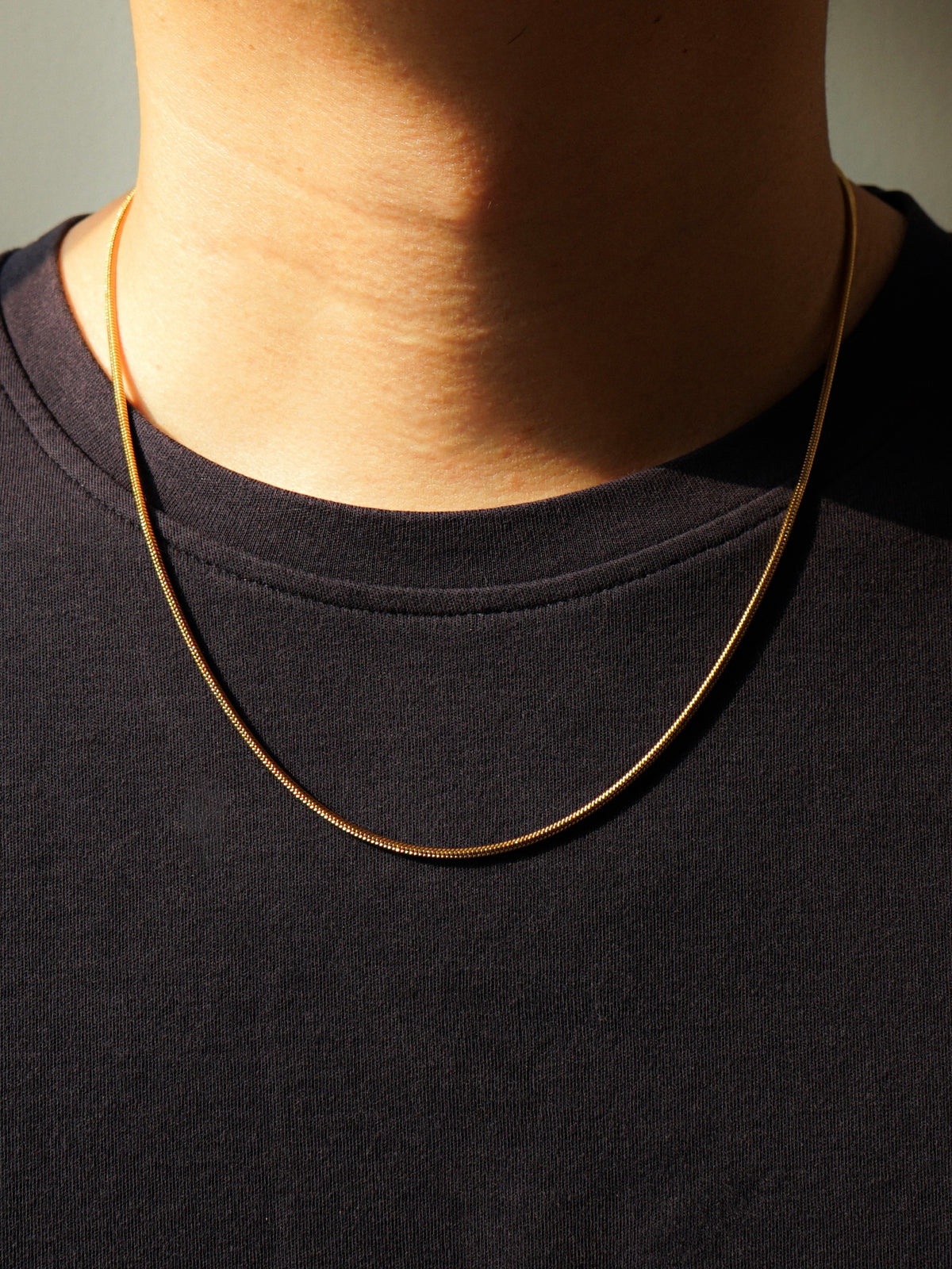 Cooper Classic Snake Chain Necklace (Gold)