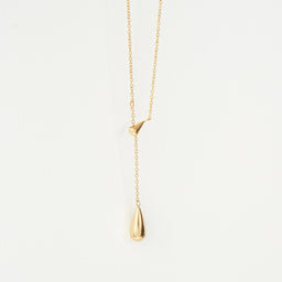 Baylee Droplet Necklace (Gold)
