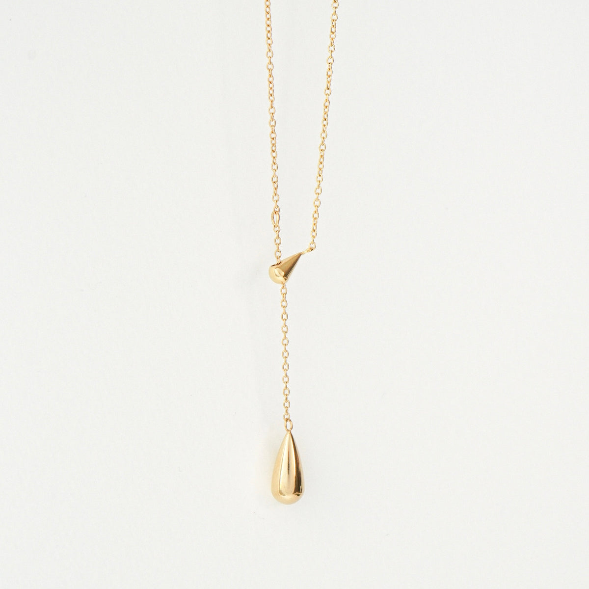 Baylee Droplet Necklace (Gold)