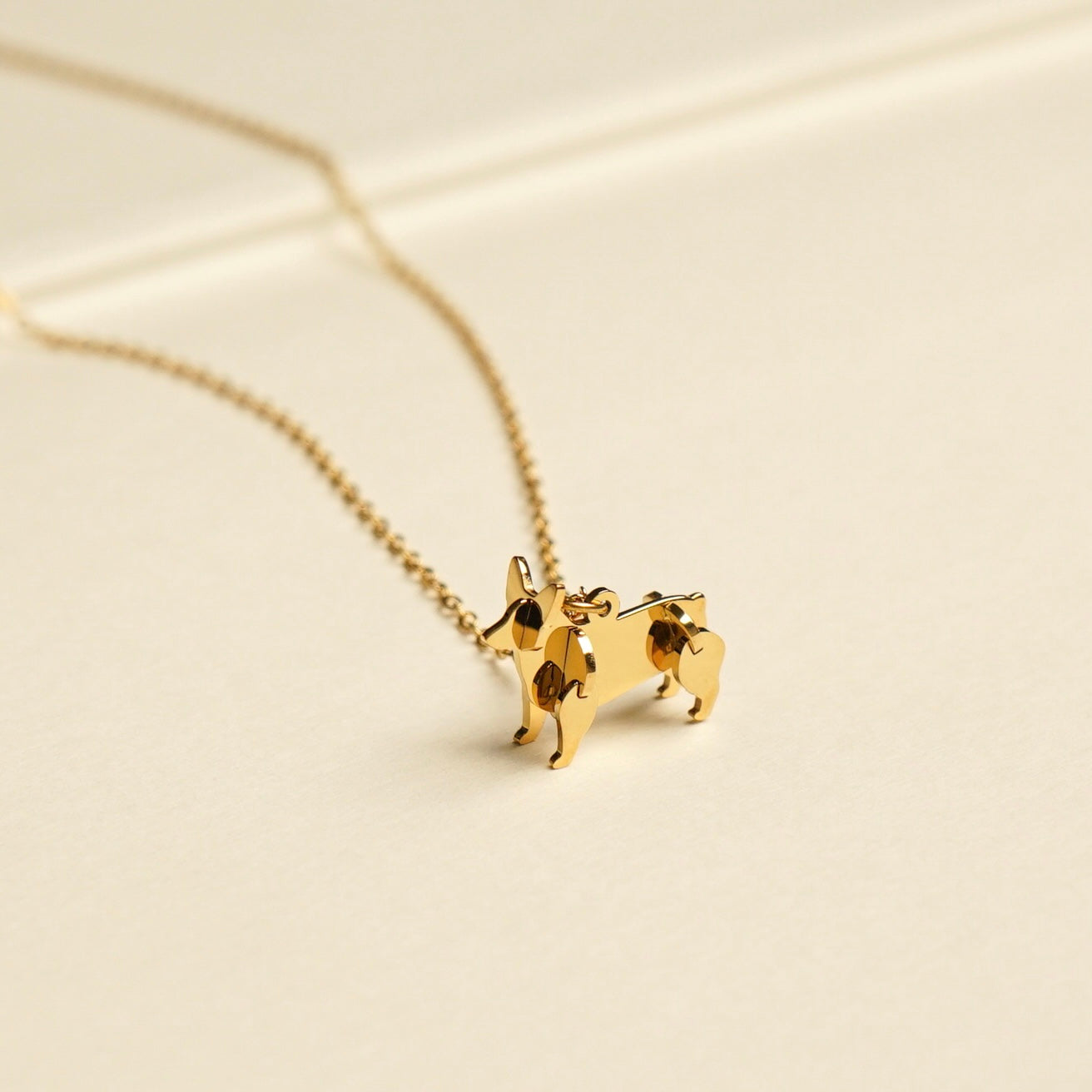 Finn Corgi Brick Necklace