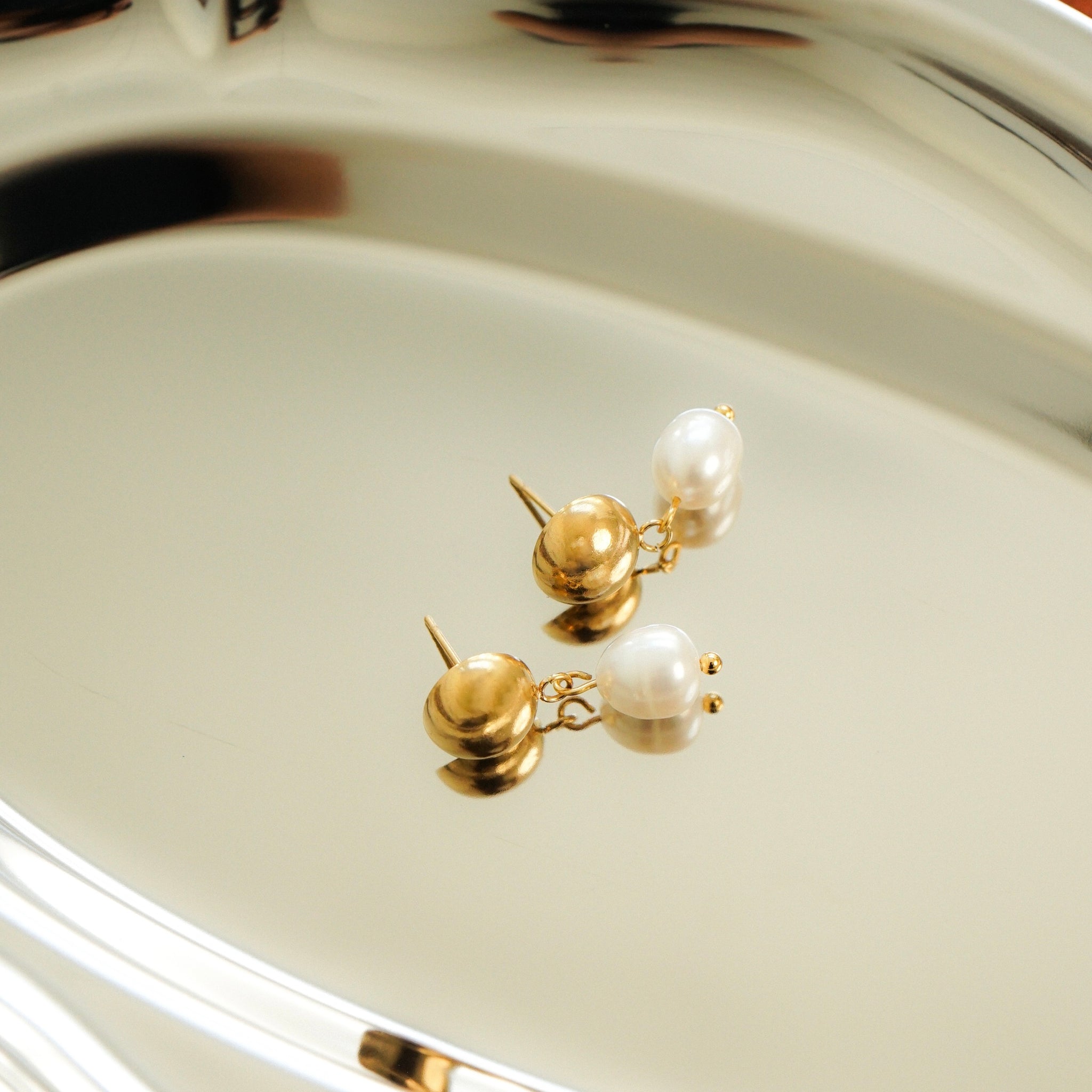 Elyse Pearl Drop Earrings