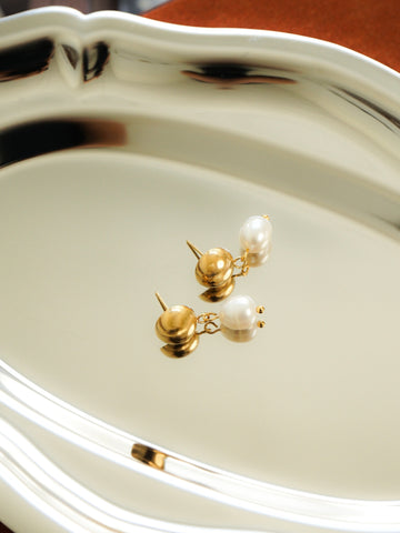 Elyse Pearl Drop Earrings