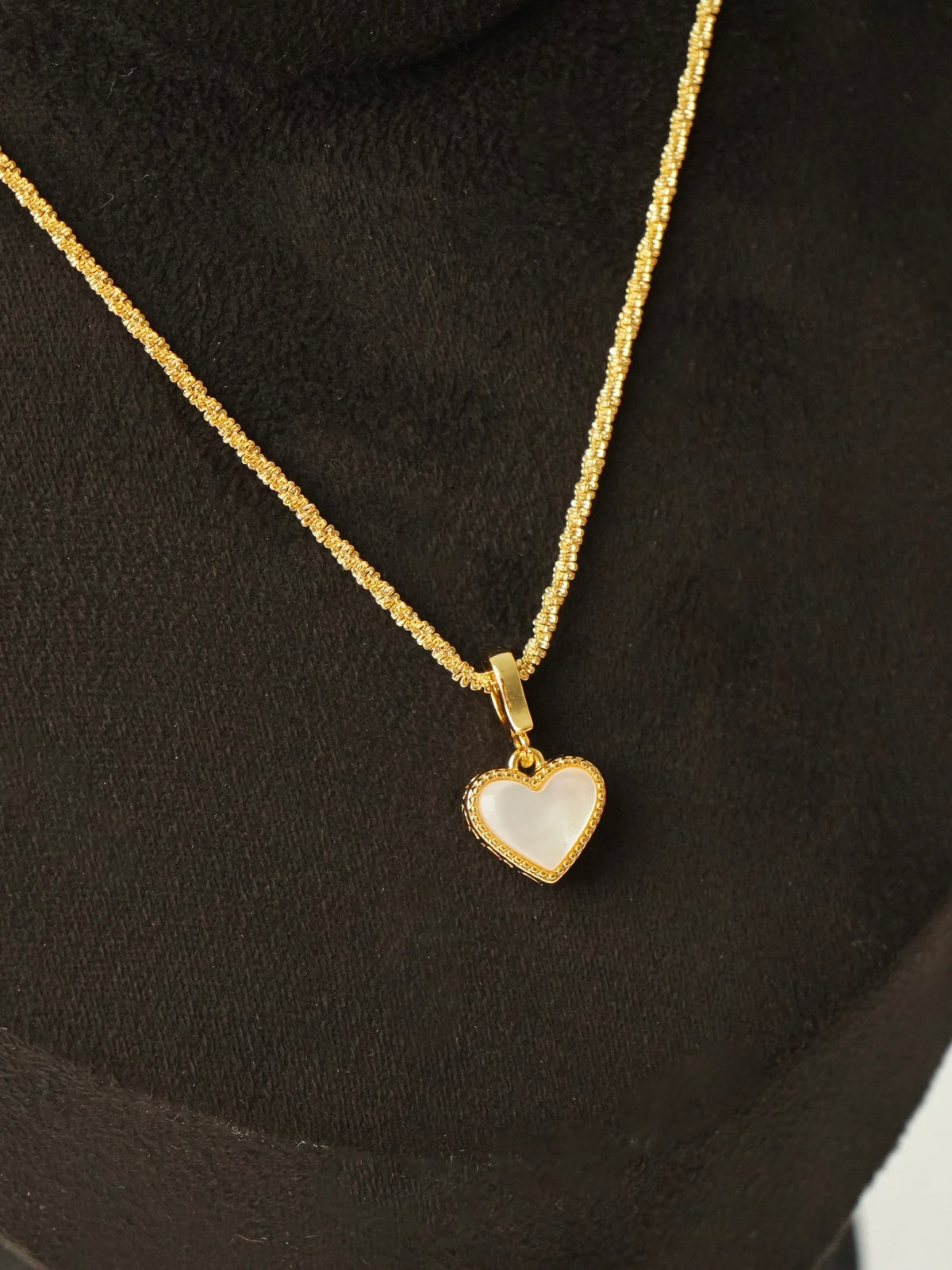 Wrenna Reversible Heart Necklace