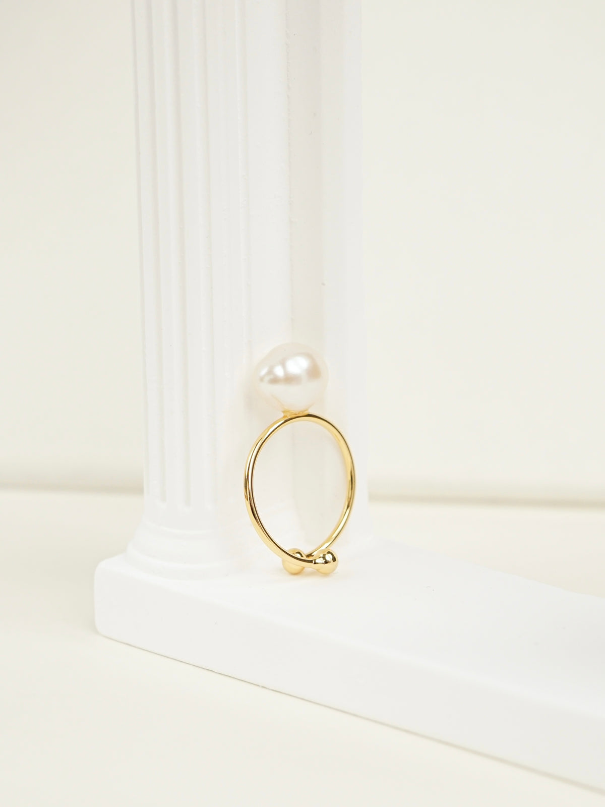 Aurelia Pearl Adjustable Ring