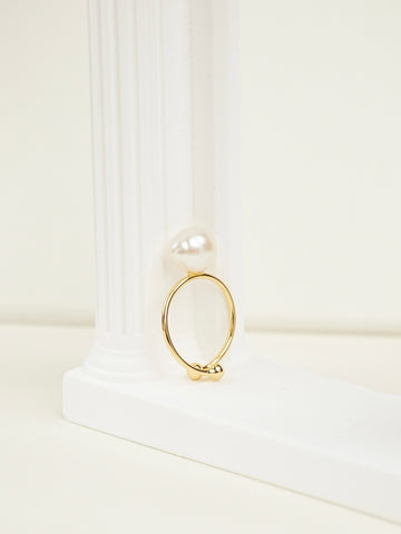 Aurelia Pearl Adjustable Ring