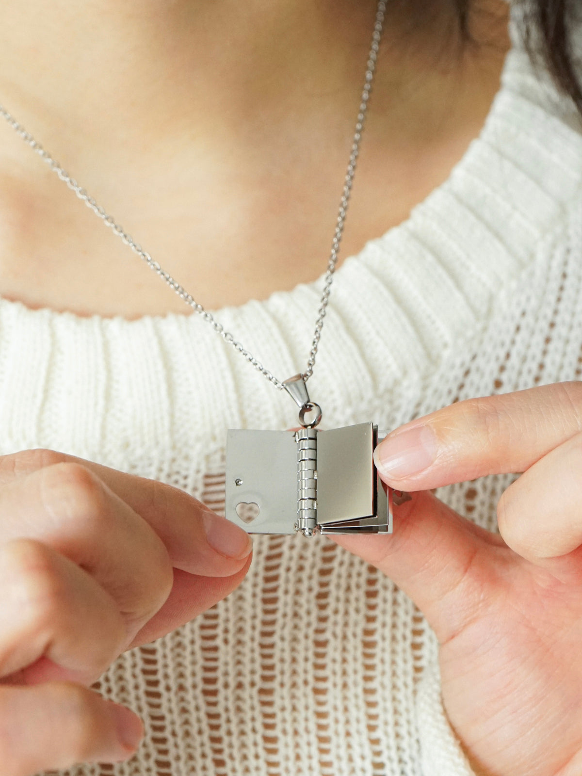 The Beloved Chapter Necklace (Silver)