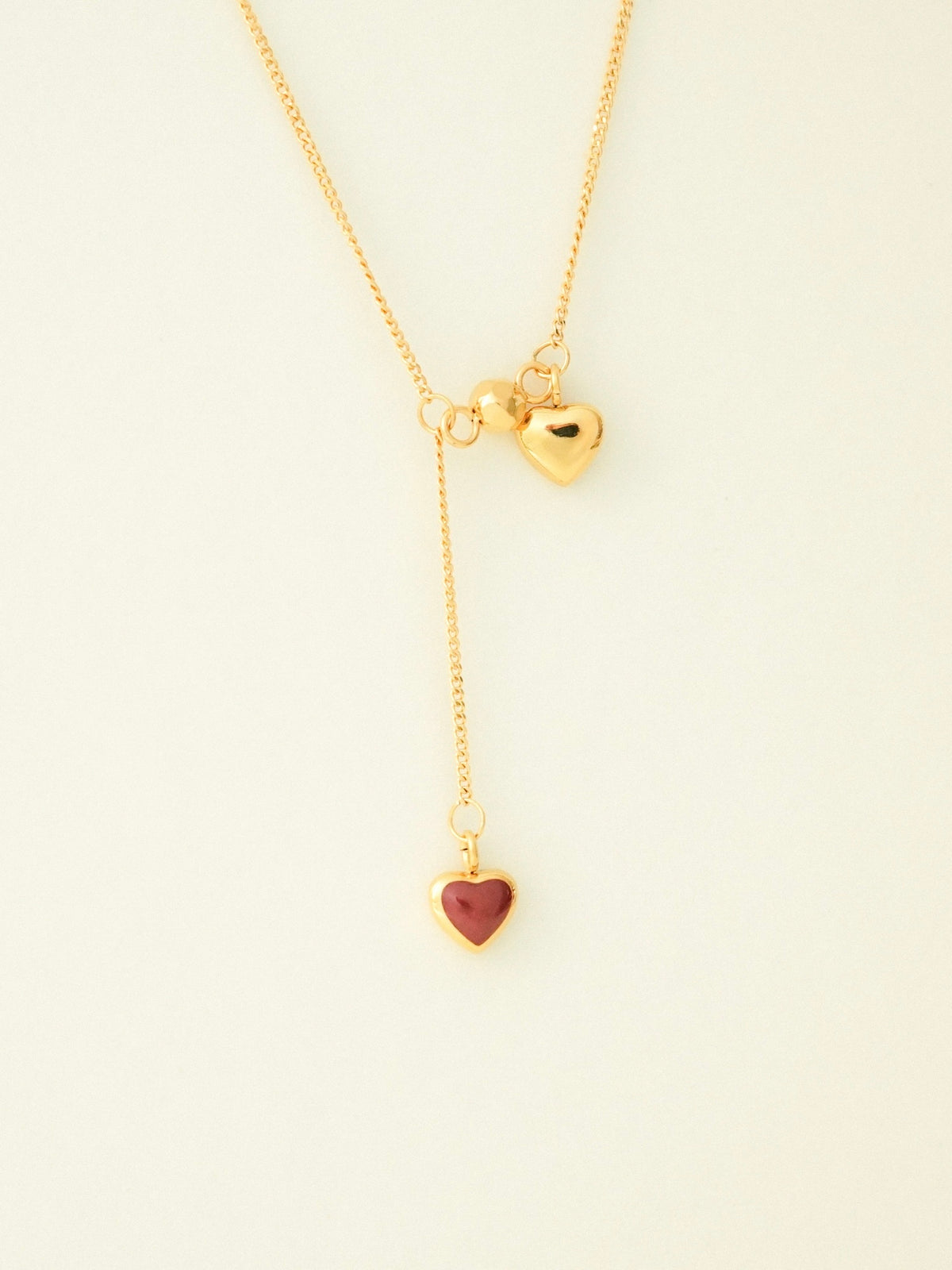 Kallie Red Hearts Necklace