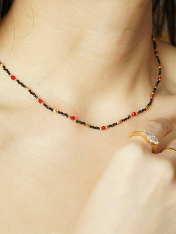 Faiga Fine Beaded Necklace