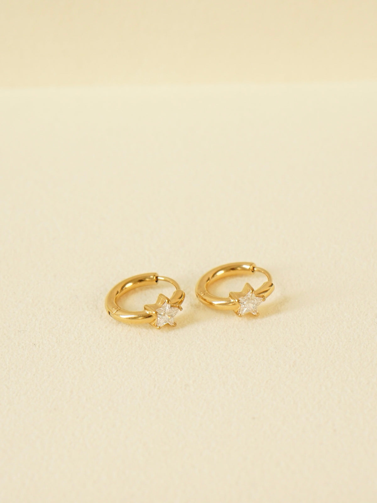 Valley Star Huggie Earrings