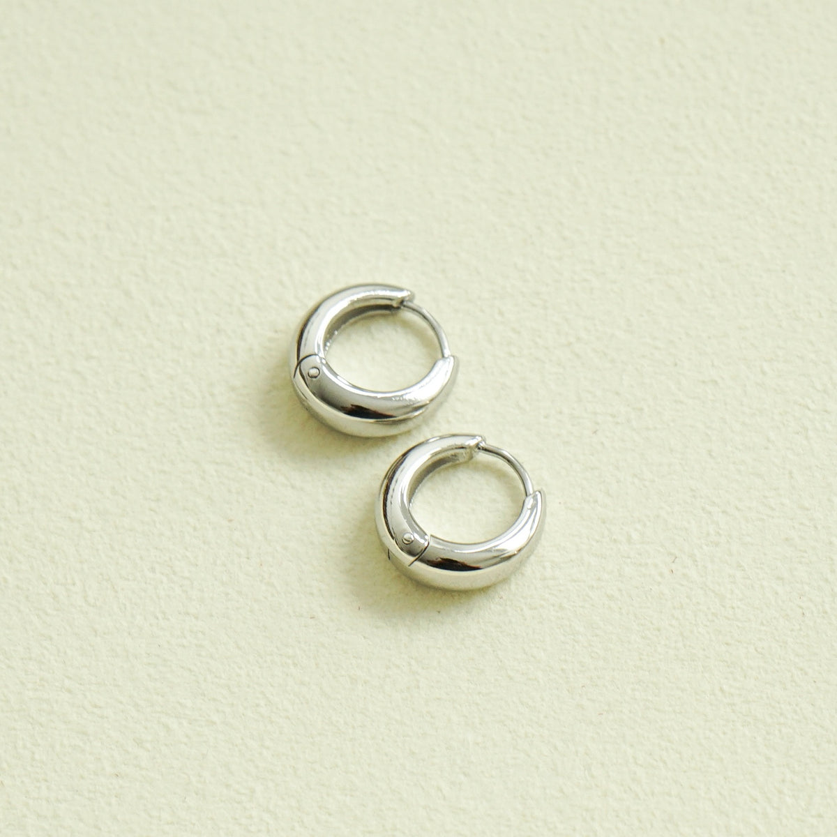 Dafne Huggie Earrings (Silver)