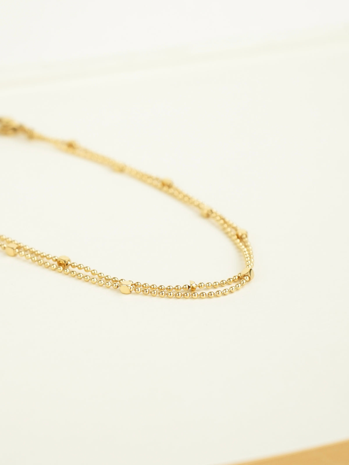 Miley Cube Beaded Layered Bracelet