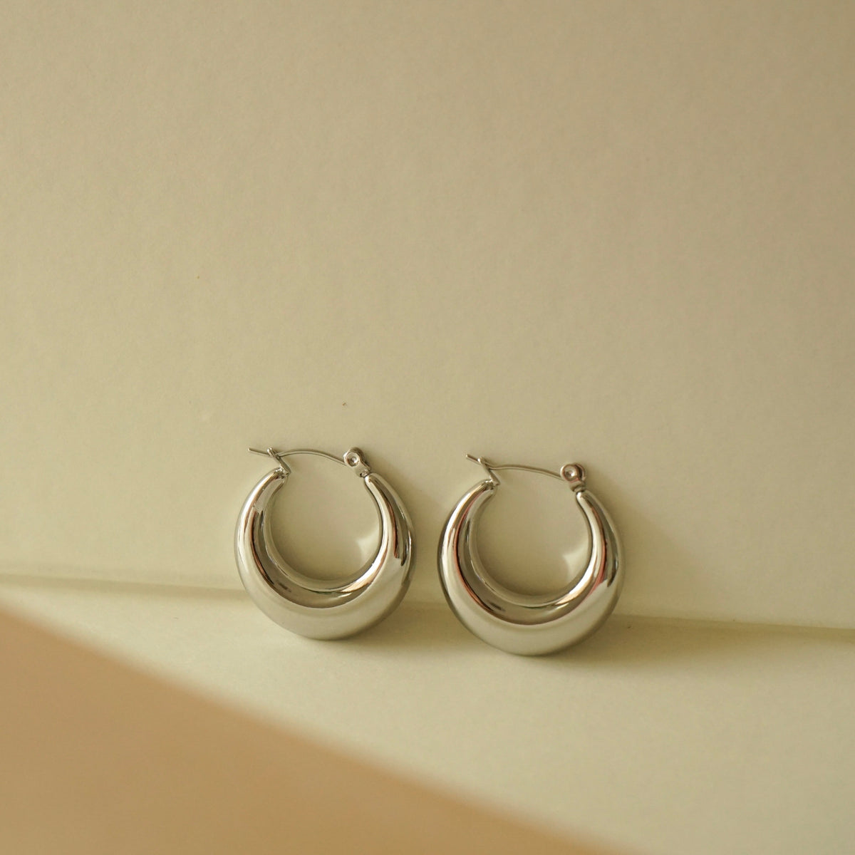 Honesty Hoop Earrings (Silver)