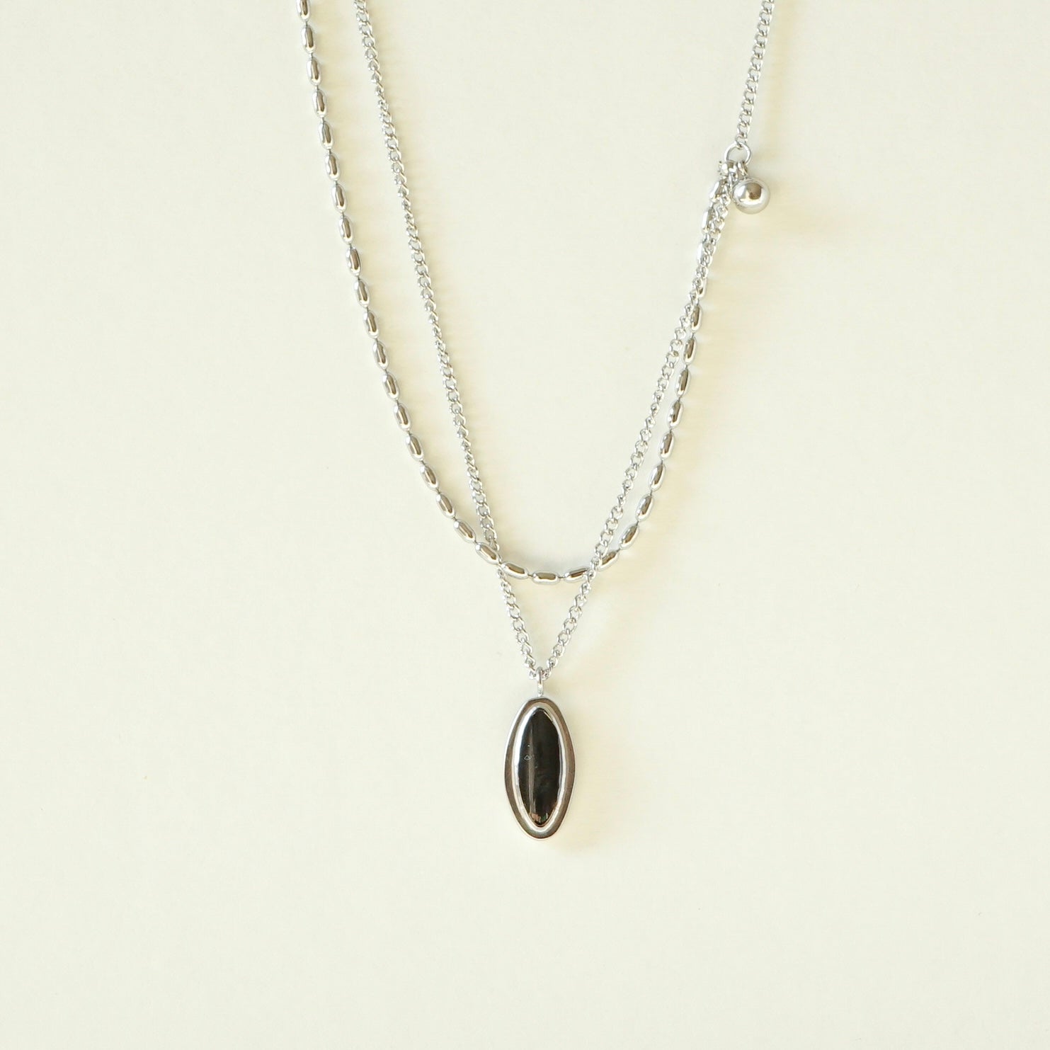 Gisselle Layered Necklace (Silver)