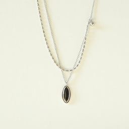 Gisselle Layered Necklace (Silver)