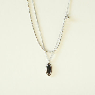 Gisselle Layered Necklace (Silver)