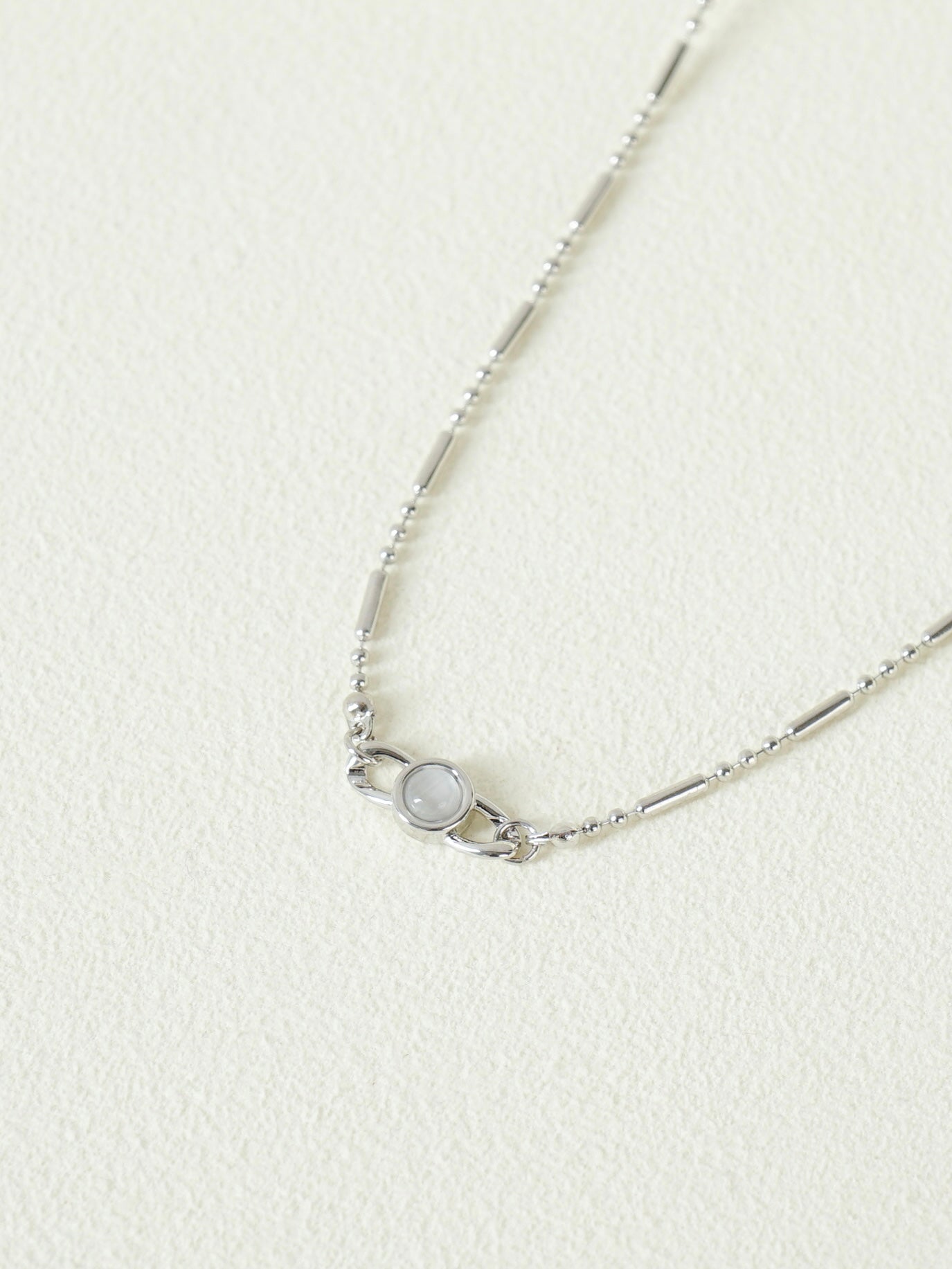 Braelyn Slider Necklace (Silver)