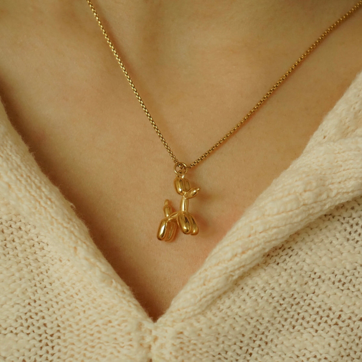 Puppy Balloon Necklace