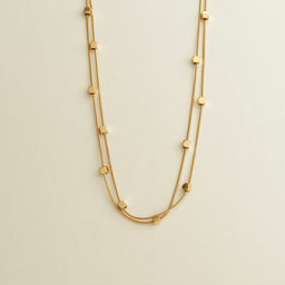 Ines Cube Layered Necklace