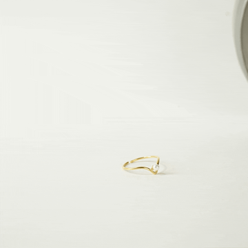 Berkley Pearl Ring (Gold)